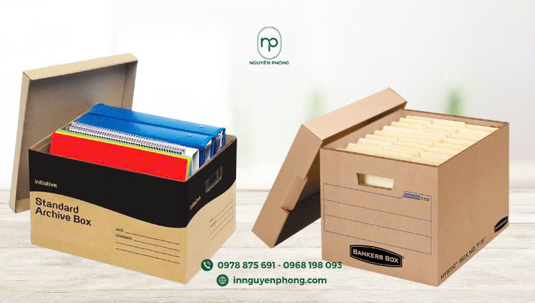 Thùng carton 5 lớp đựng tài liệu văn phòng